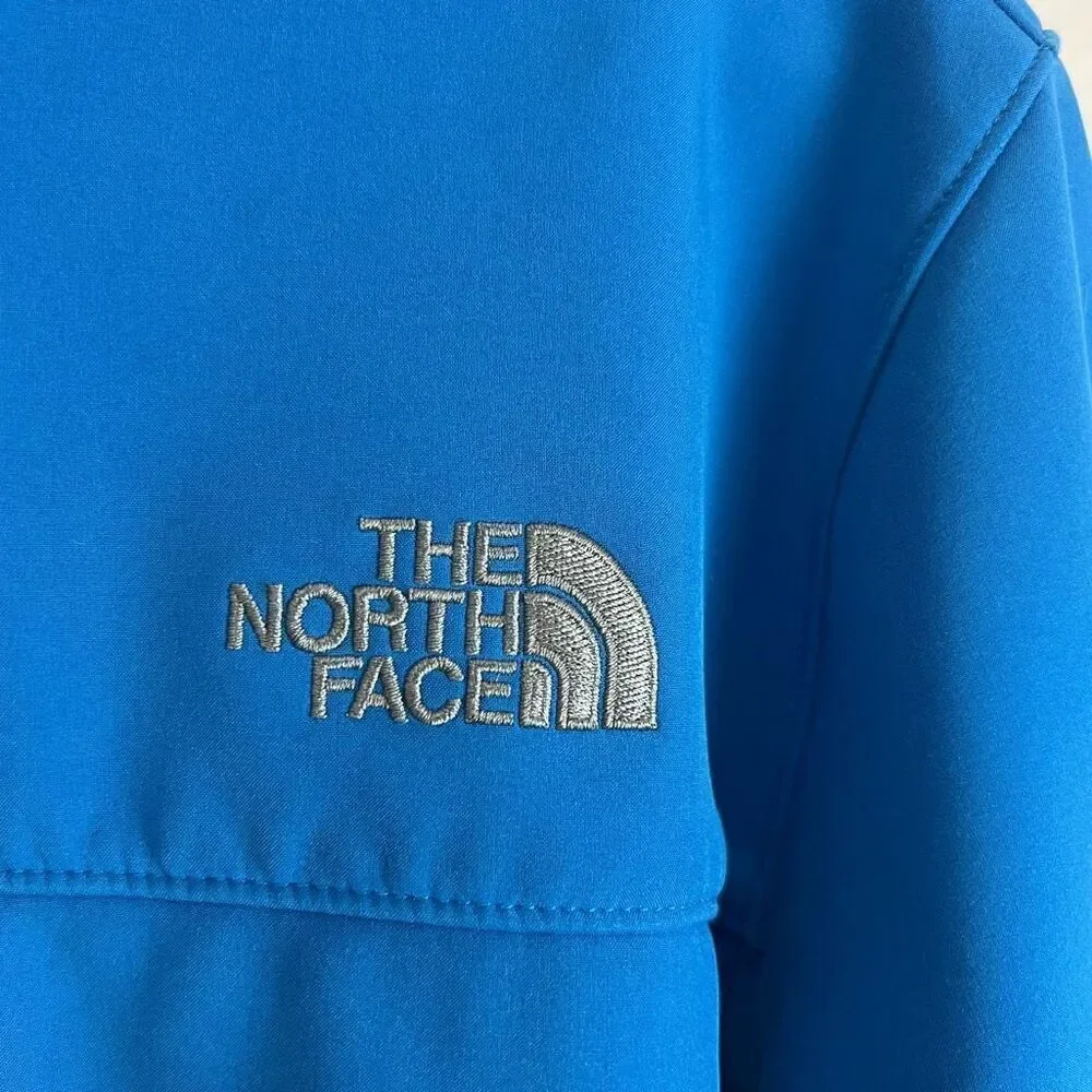 The North Face Men's Blue‎ Softshell Jacket Size S Full Zip